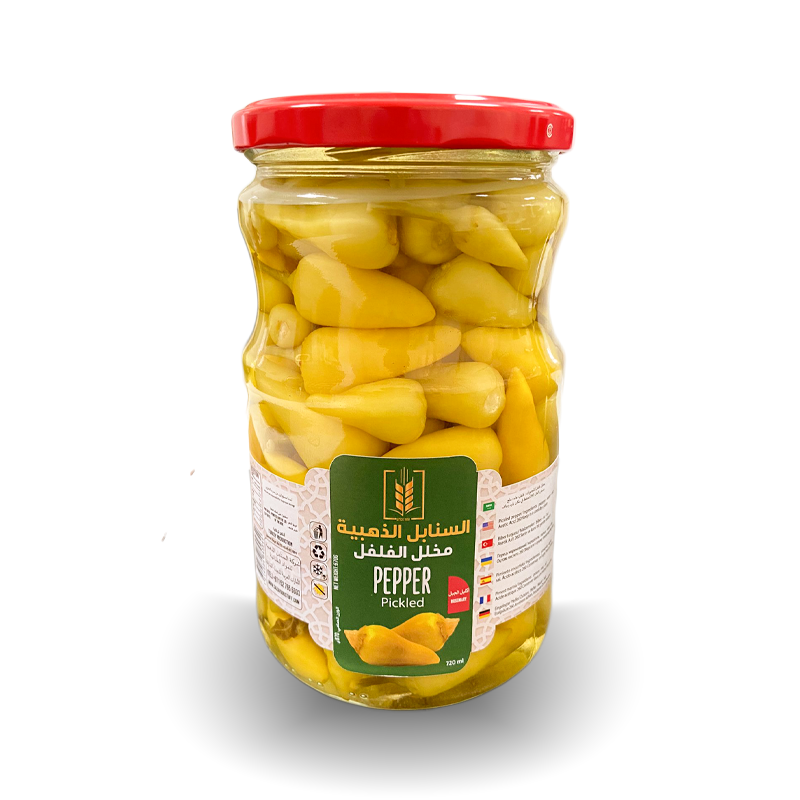 Pickled small round peppers 720 g, 1 pcs