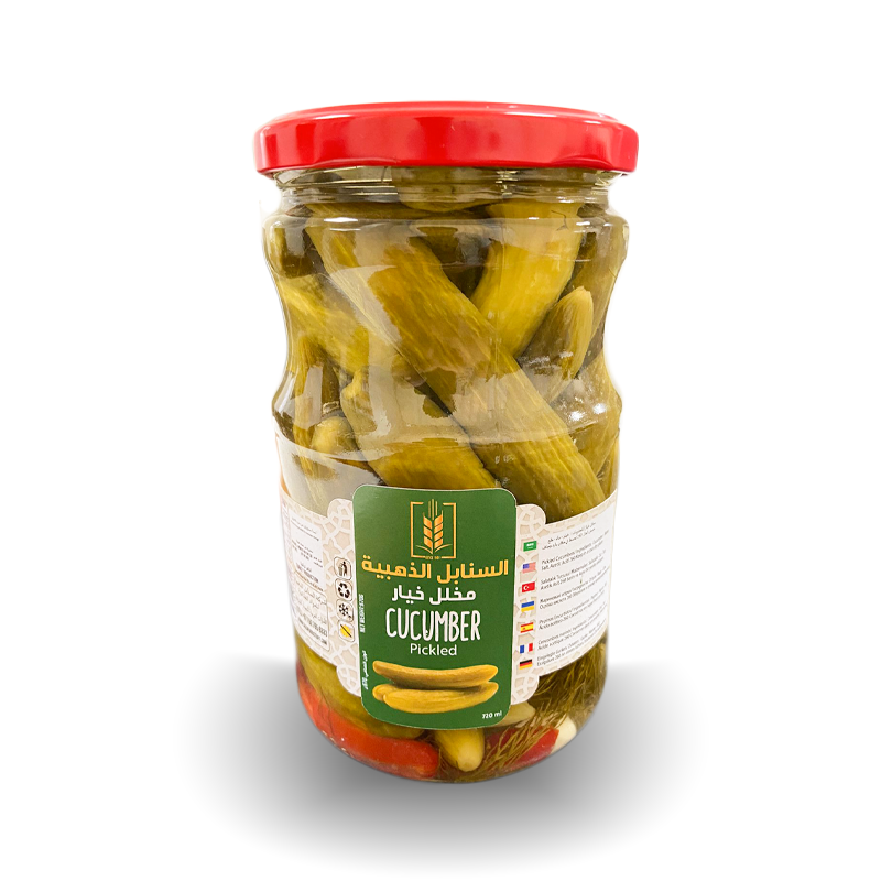 Pickled cucumber flower, 720 g , 12 pcs